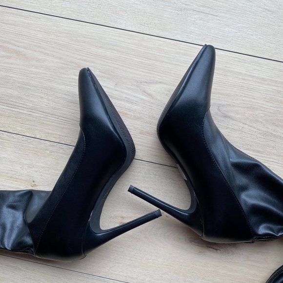 Azalea Wang Vegan Leather Thigh High Stiletto Boots 8​ - Picture 6 of 15